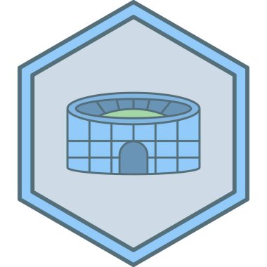 futbol vektör simgesi modern basit tasarım