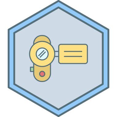 cctv simgesinin vektör illüstrasyonu