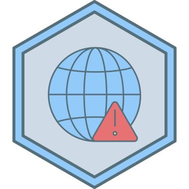 Seo ve ağ simgesinin vektör illüstrasyonu