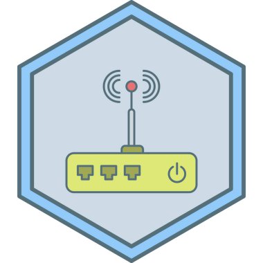 Yönlendirici simgesi, vektör illüstrasyonu