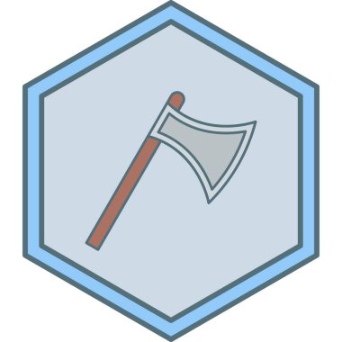 Balta simgesi vektör illüstrasyonu