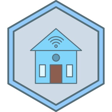 Ev simgesi vektör illüstrasyonu