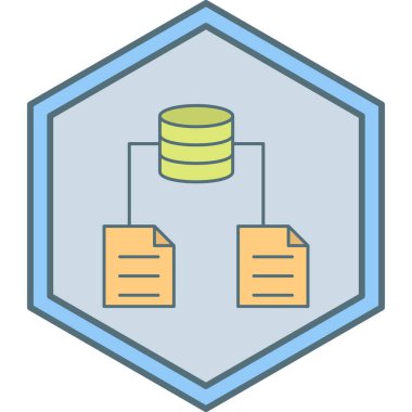 Belge. Web simgesi basit illüstrasyon