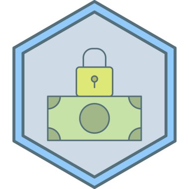 para çantası ikon vektör illüstrasyonu