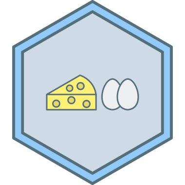 yiyecek ikonu vektör illüstrasyonu