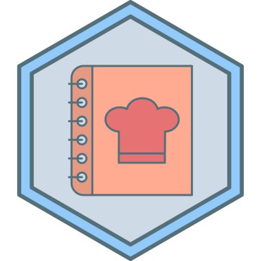 restoran menü simgesi vektör illüstrasyonu