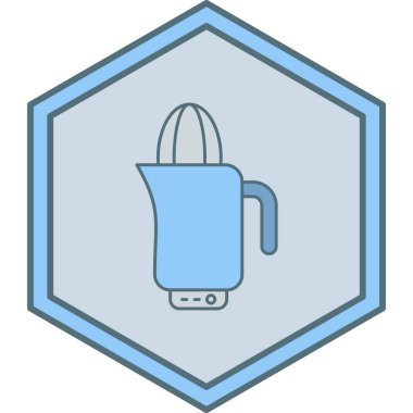 Çaydanlık ikonu. vektör illüstrasyonu