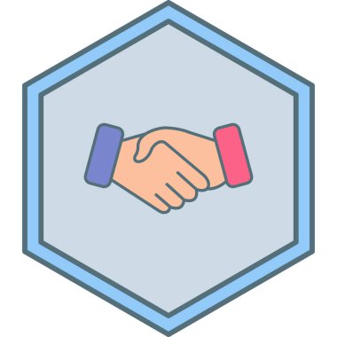 el sıkışma simge vektör çizim