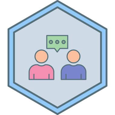 İnsan simgesinin vektör illüstrasyonu