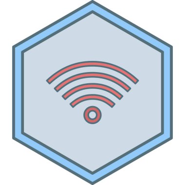 wifi simgesi vektör illüstrasyonu