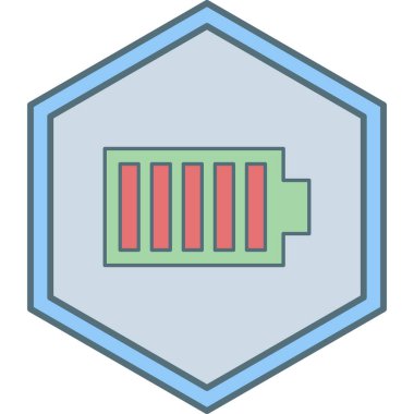 Pil. Web simgesi basit illüstrasyon