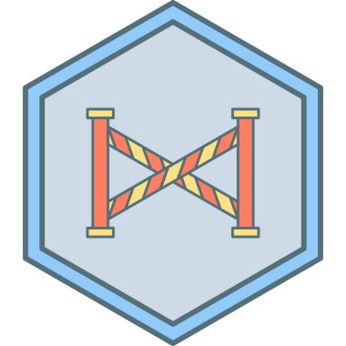 Yapı ve modern simgenin vektör illüstrasyonu