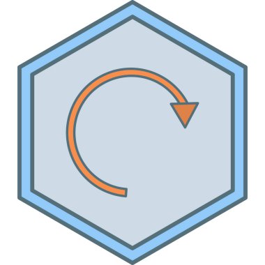 Ok. Web simgesi basit illüstrasyon