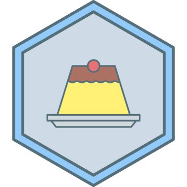 Gıda simgesinin vektör illüstrasyonu