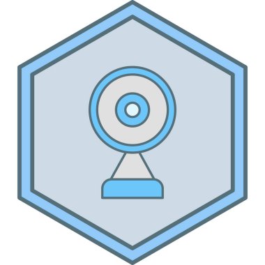 Web kamerası. Web simgesi basit illüstrasyon