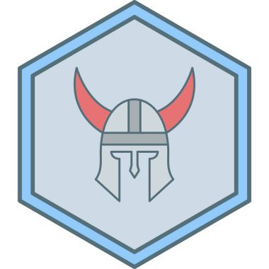 Ortaçağ savaşçı kalkanı ikon vektörü, 10 birim, düzenlenmesi kolay