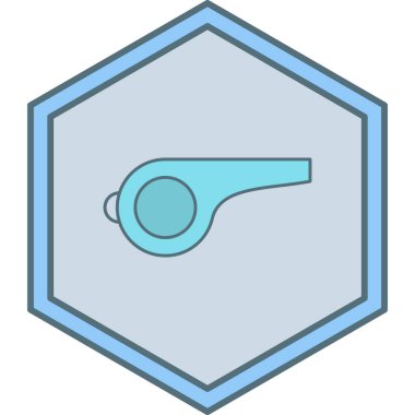 Moda Biçimli Islık Simgesi İzole Arkaplan