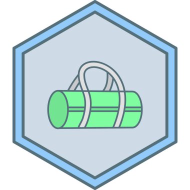 Kamp ve kamp simgesinin vektör çizimi