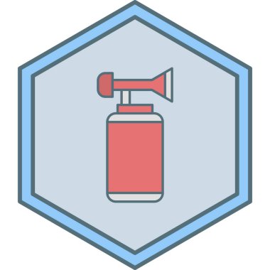 Bir su şişesi simgesinin vektör çizimi