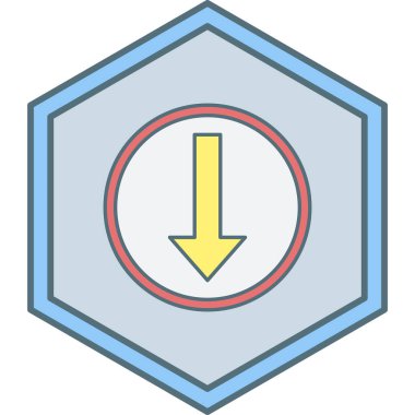 ok simgesi, vektör illüstrasyonu indir