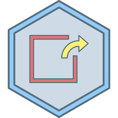 ok simgesinin vektör illüstrasyonu