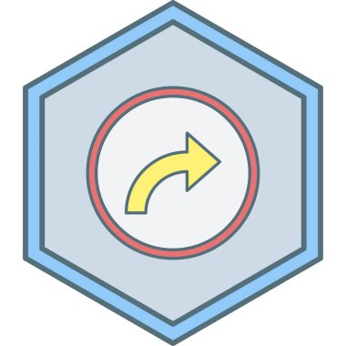 ok simgesinin vektör illüstrasyonu