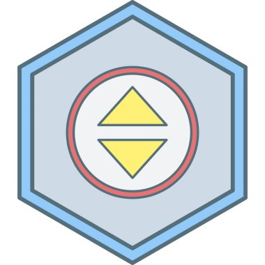 anahtar simgesi, basit tasarım vektör çizimi