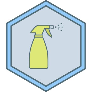 Temizlik. Web simgesi basit tasarım