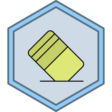 Tek bir simgenin vektör illüstrasyonu