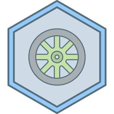 dişli simgesinin vektör illüstrasyonu