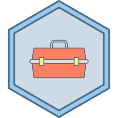 Çanta. Web simgesi basit illüstrasyon