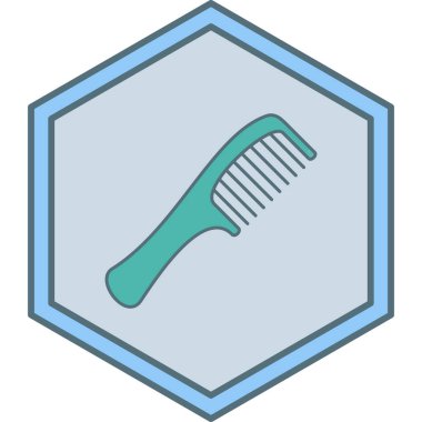 Tarak. Web simgesi basit tasarım