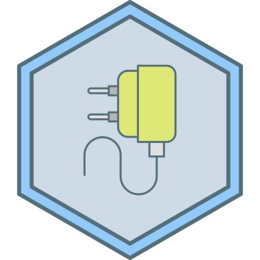 Dolgu simgesinin vektör illüstrasyonu