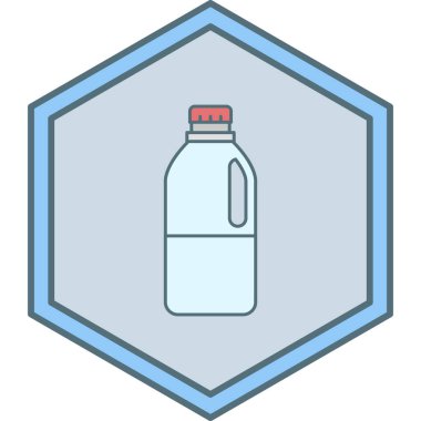 Şişe simgesinin vektör illüstrasyonu