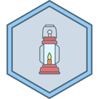 Fener simgesinin vektör illüstrasyonu