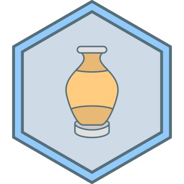 sürahi simgesi, vektör illüstrasyonu