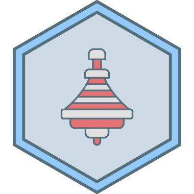 Benzersiz lamba simgesi çizgisi çizimi