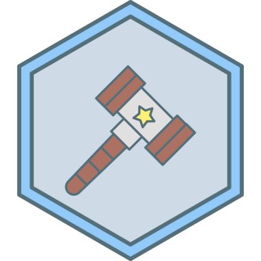 Boya Fırçası. Web simgesi basit illüstrasyon