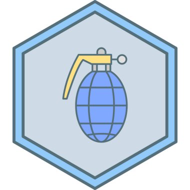 Bir dünya simgesinin vektör illüstrasyonu