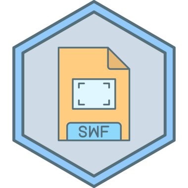 dosya biçimi simgesi, vektör illüstrasyonu