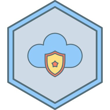 Bulut Güvenliği. Web simgesi