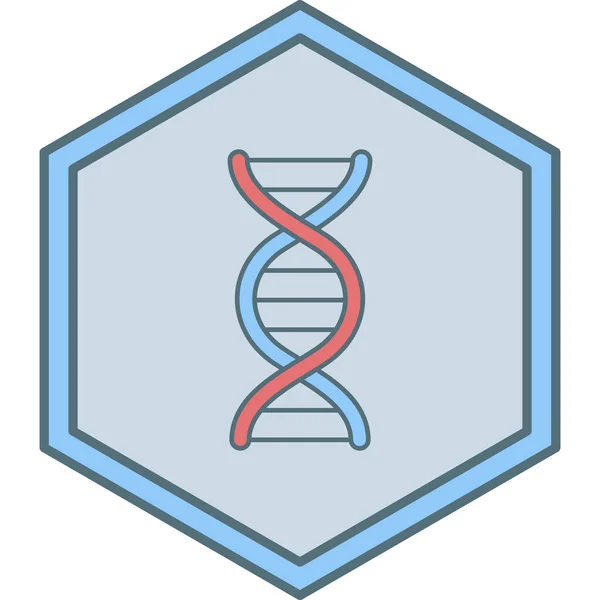 Dna Pictogram Vector Illustratie — Stockvector