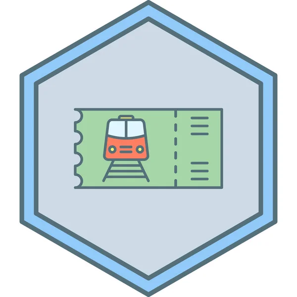 Bus Icône Web Illustration Simple — Image vectorielle