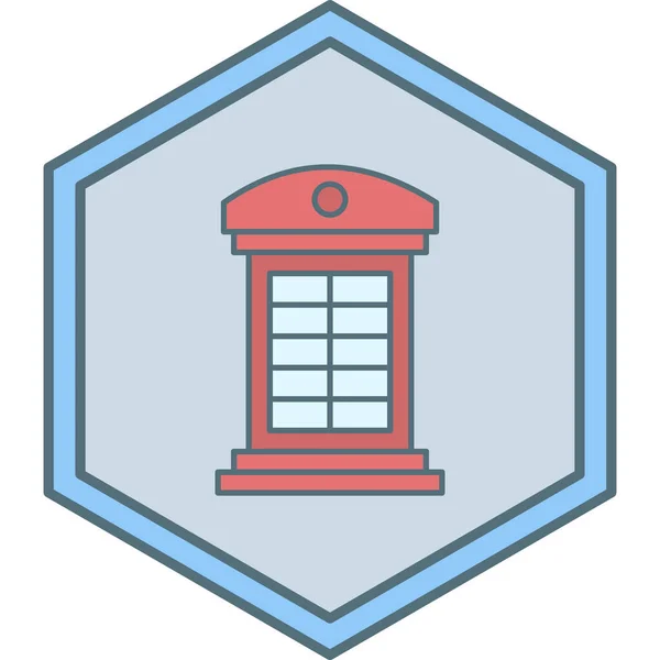 Vector Illustration Mailbox Icon — 스톡 벡터