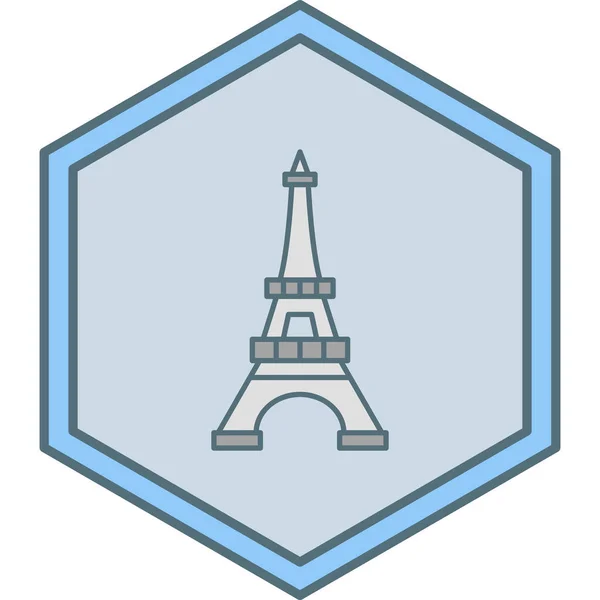 Torre Eiffel Ilustración Vectorial — Vector de stock