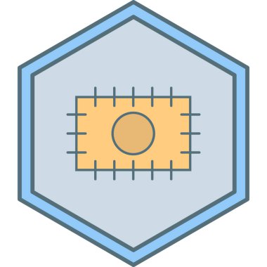 yama simgesi, vektör illüstrasyonu basit tasarım