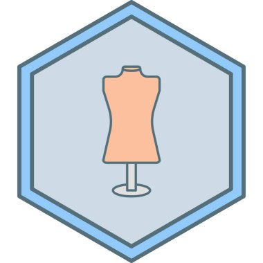 Tek izole edilmiş simge ögesinin vektör illüstrasyonu