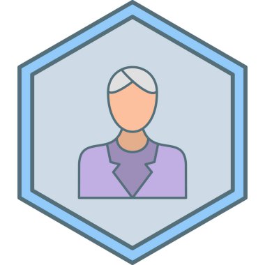 Tek izole edilmiş simge ögesinin vektör illüstrasyonu