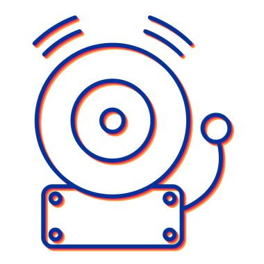 Modern simgenin vektör illüstrasyonu 