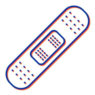 tıbbi sıva simge vektör çizim